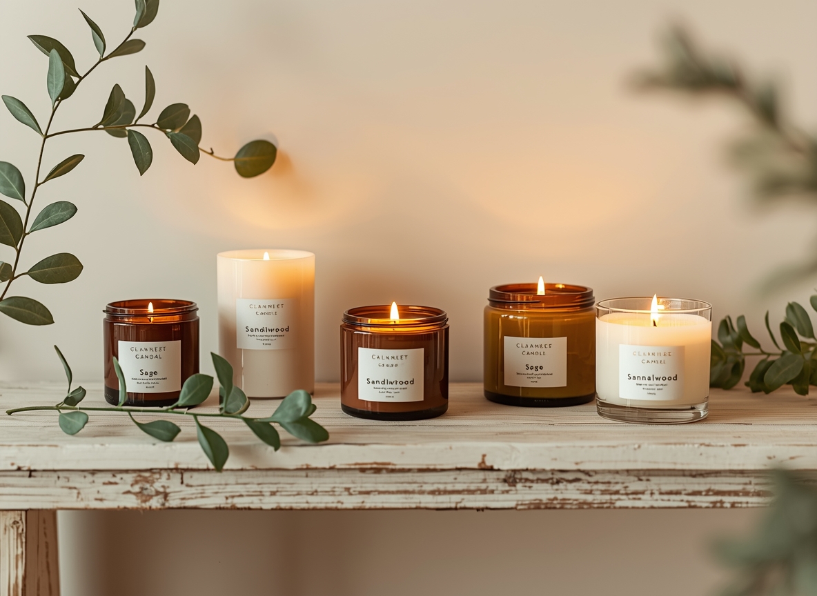 Wellness collection candles