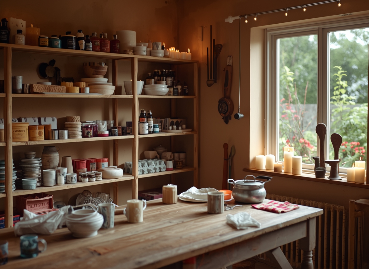 Candle making studio