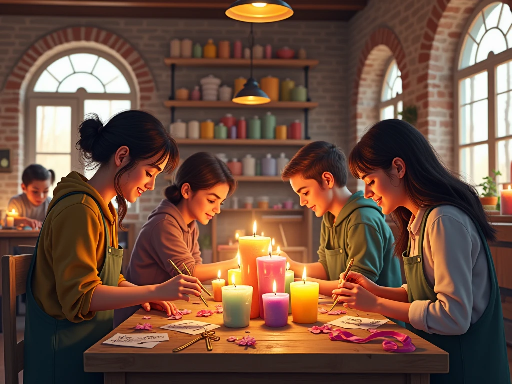 Candle making workshop